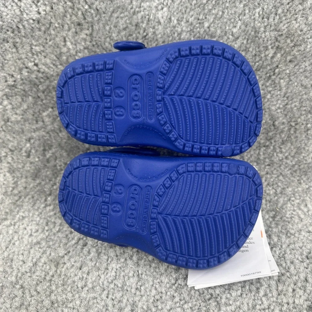 Crocs Classic Littles Clogs Toddler‎ Size C2/C3 Cerulean Blue New Boxed